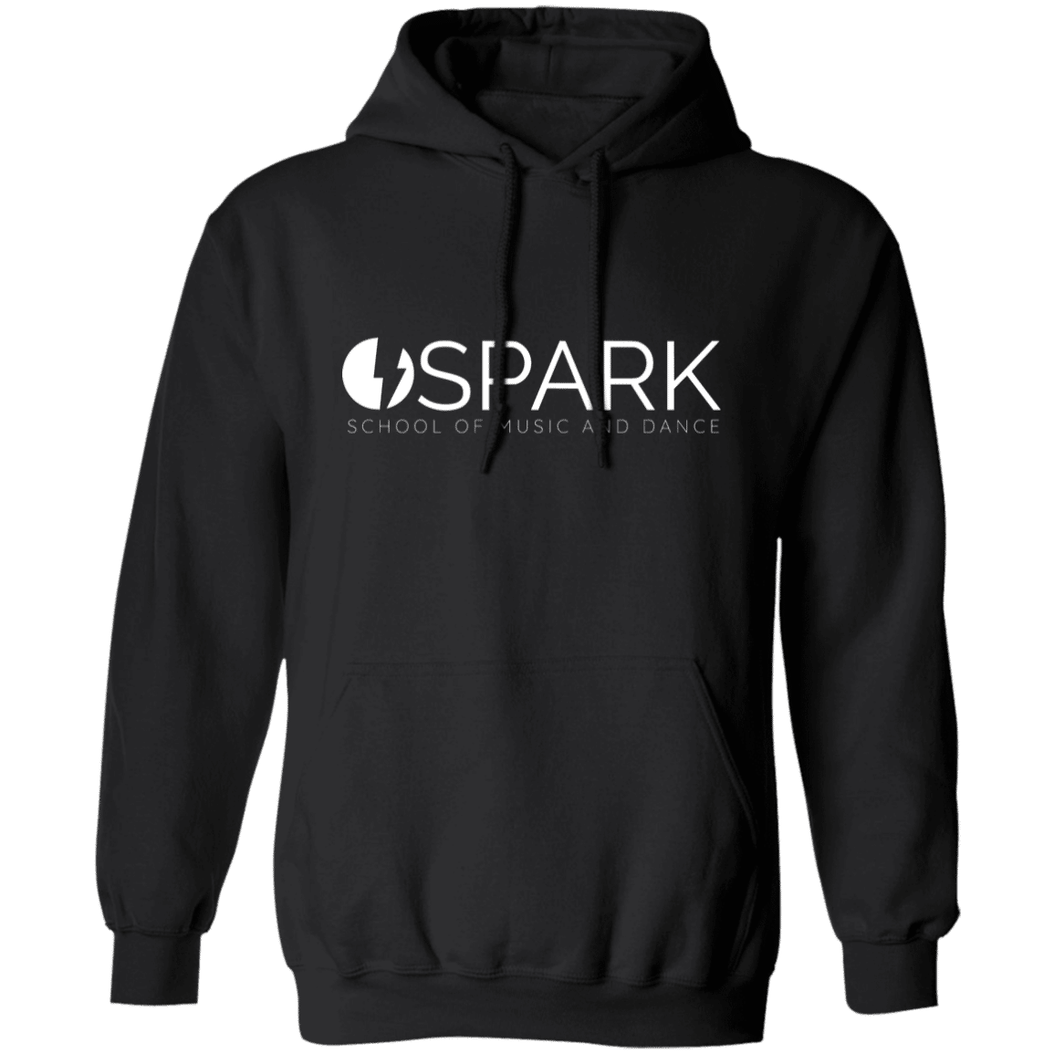 Adult Hoodie with White Logo